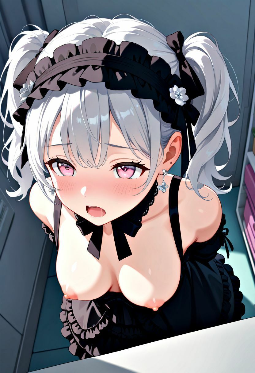 『リボンがほどけたら堕天使。』 シロネ@銀髪の堕天使系アイドル。 - サンプル画像 2