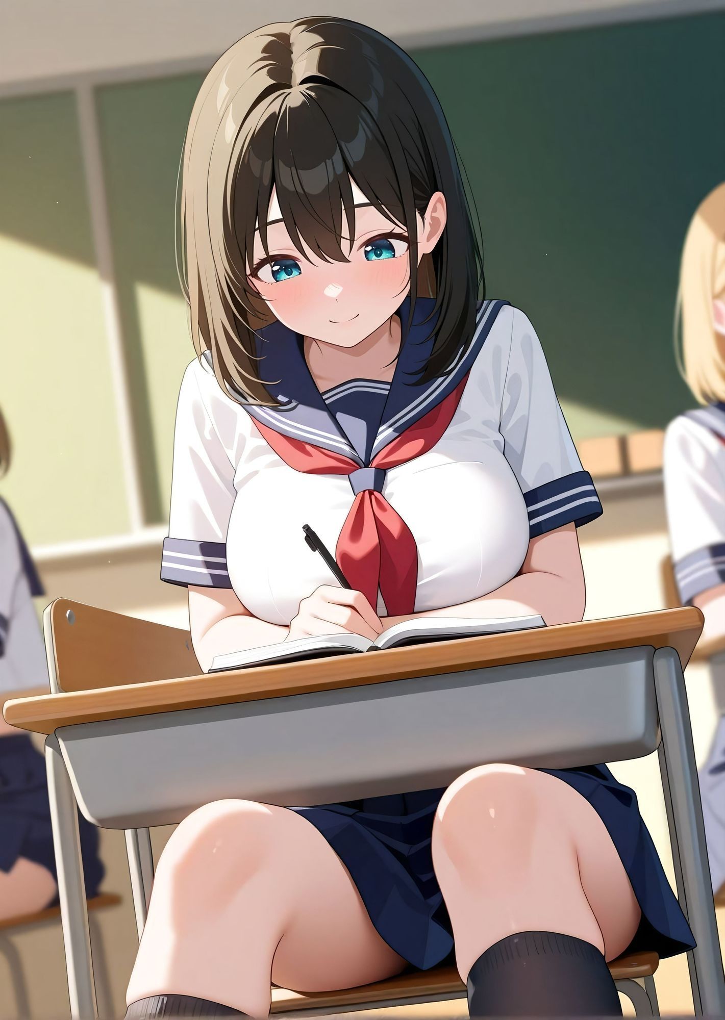 クラスの優等生を催●で性解放 - サンプル画像 1