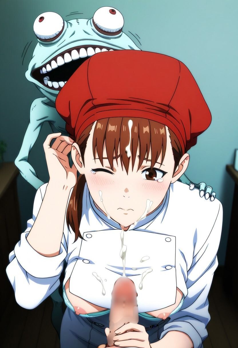 『呪術○戦』パン屋の店員の女の子がバケモノに襲われてしまう、、、まとめ - サンプル画像 1