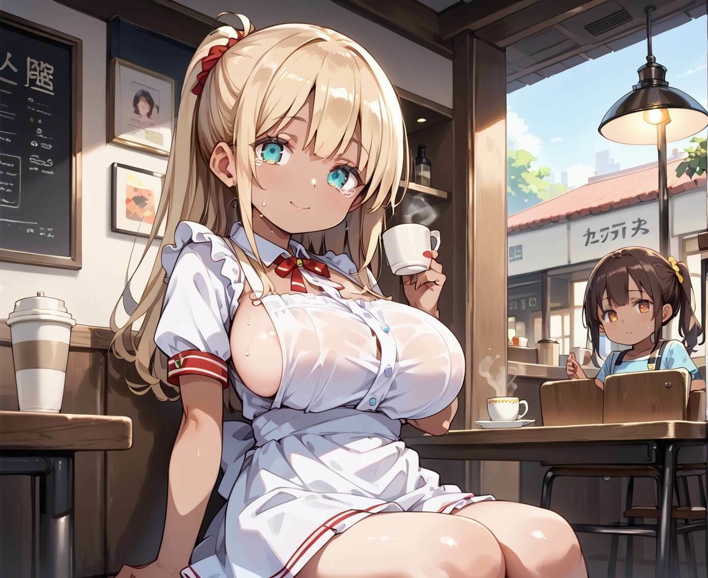 珈琲1杯でヤれるカフェ3！110枚 - サンプル画像 4