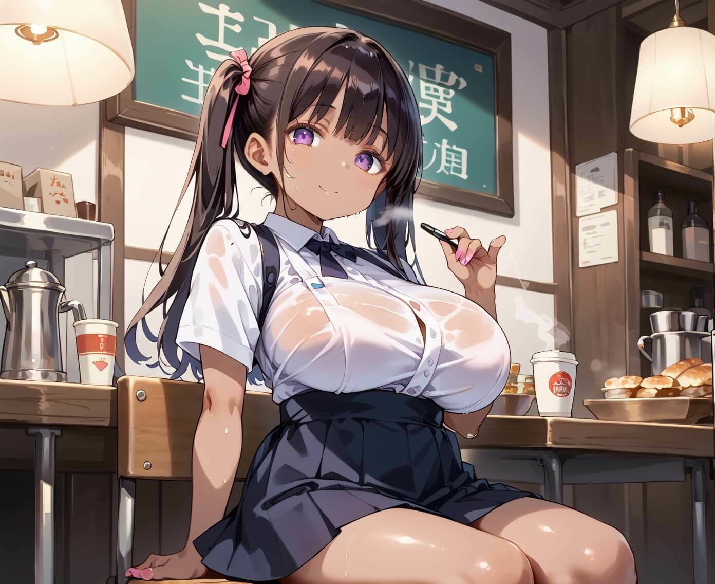 珈琲1杯でヤれるカフェ6！110枚 - サンプル画像 9