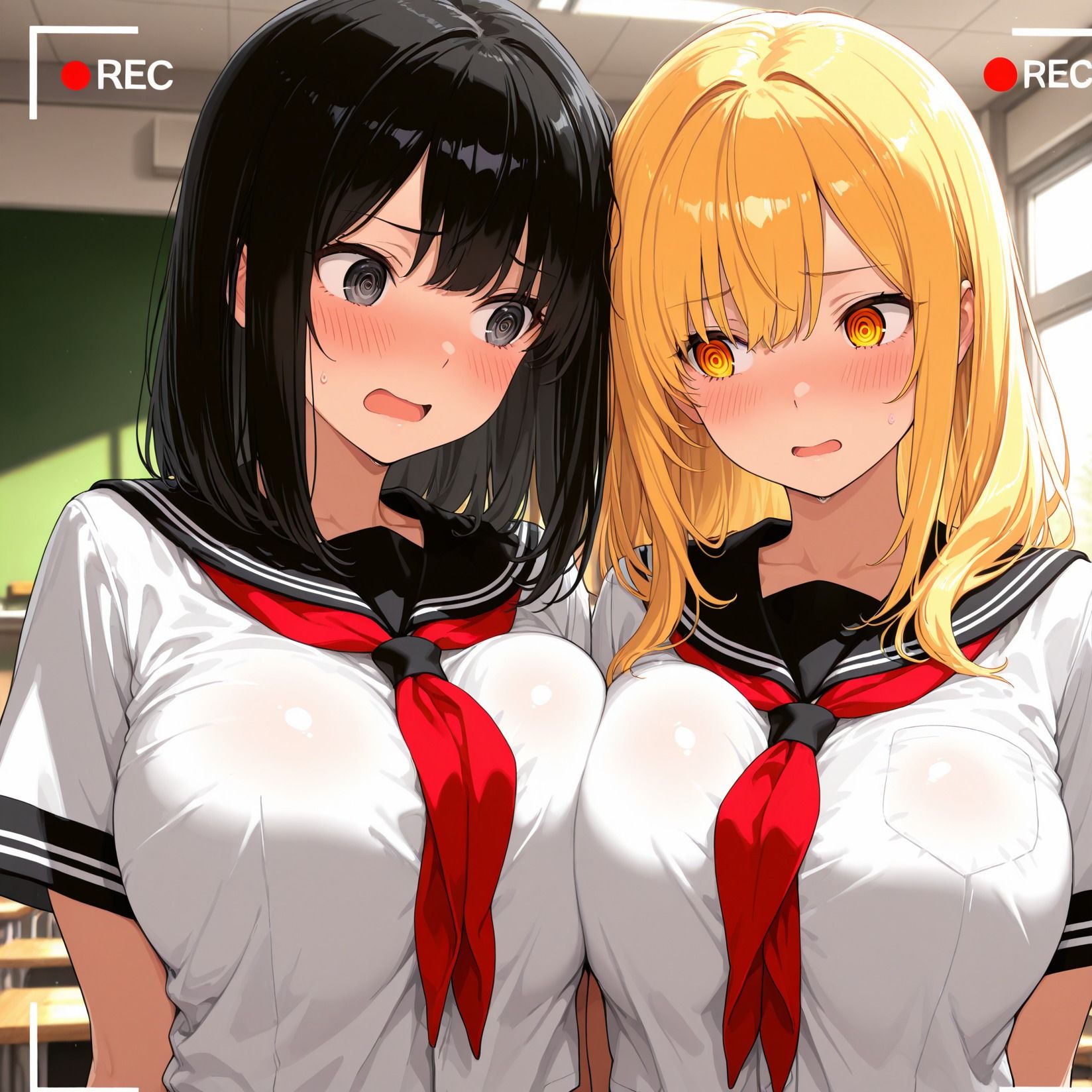 女子校生たち催●ハメ撮りー教室3P・4P編ー - サンプル画像 3