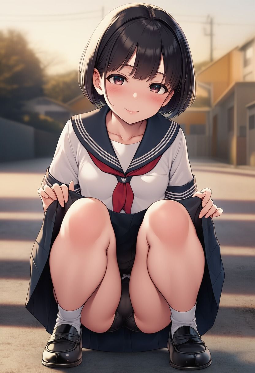 しゃがみパンチラ鑑賞会（500枚分） - サンプル画像 1