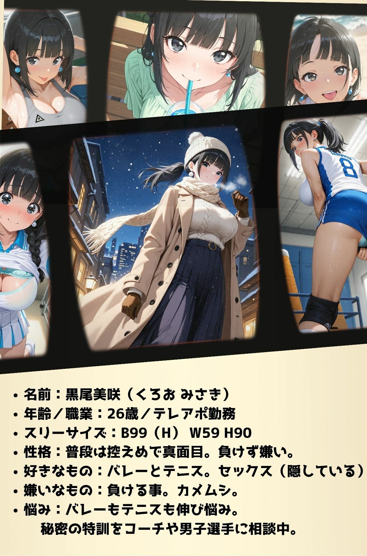 スポーツ女子！！体育館倉庫で秘密の特訓 - サンプル画像 1