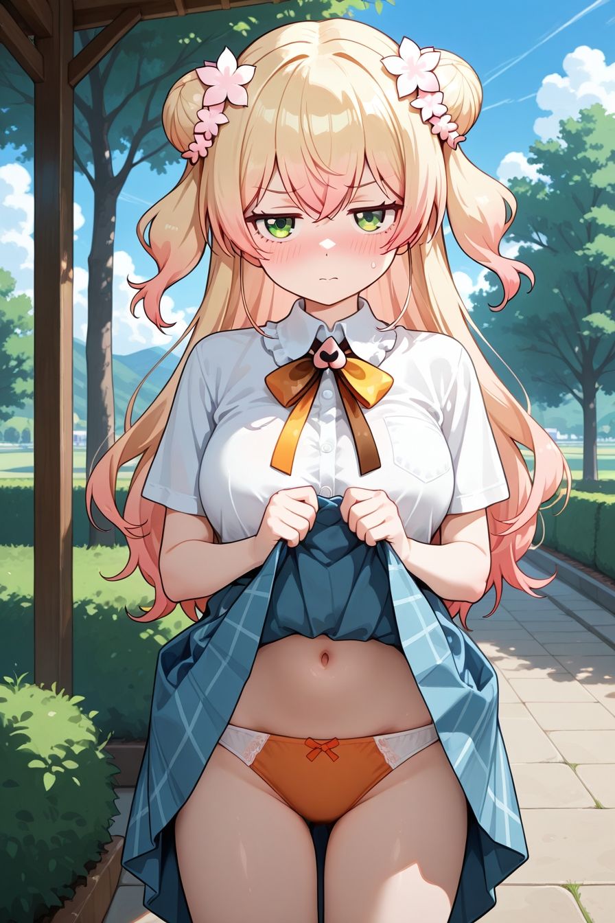 桃〇ねねと秘密の撮影会 - サンプル画像 1