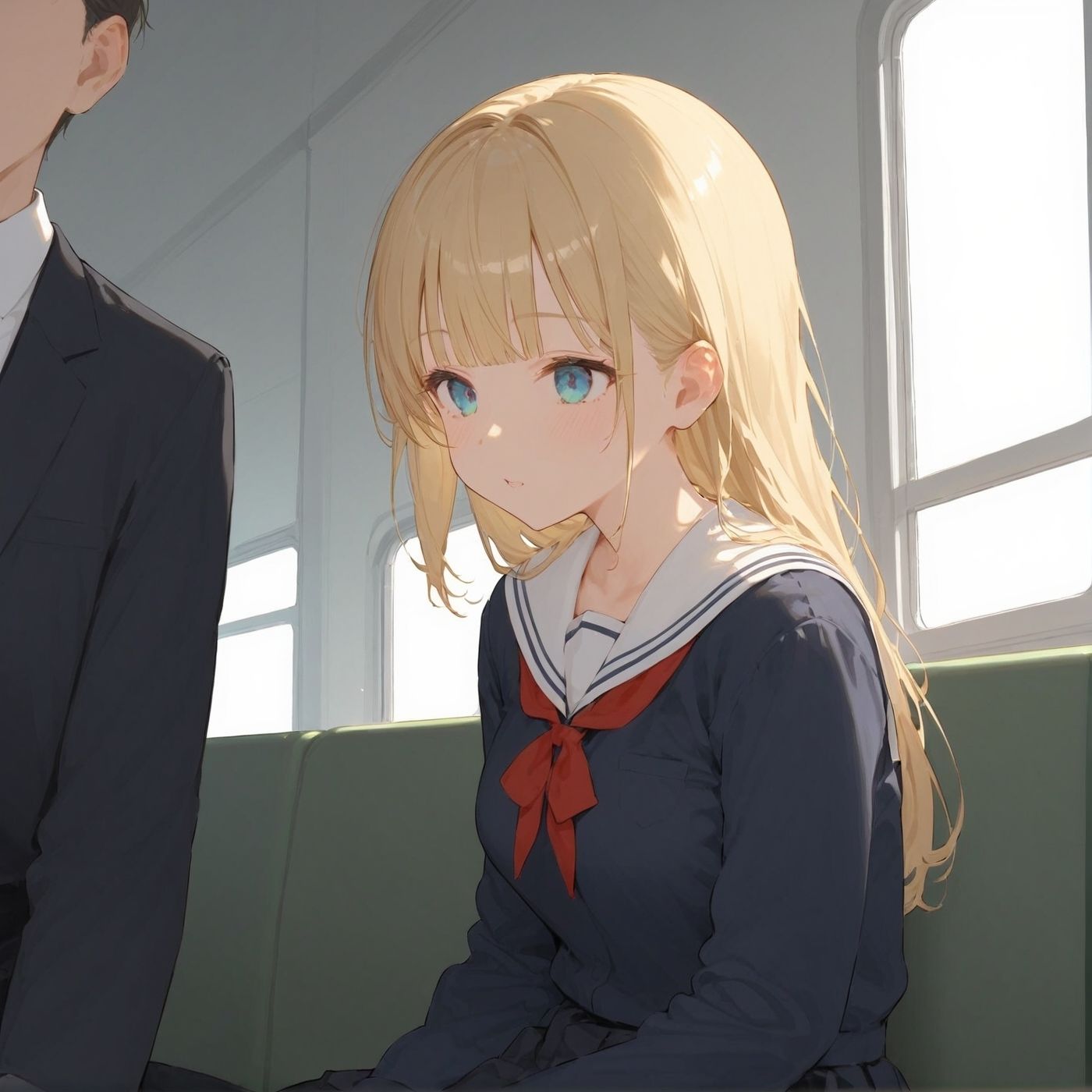 ビッチ用レ●プ車両！乗ったら終点まで乗り継ぎまくってください4【制服美少女の厳選CG258枚収録】 - サンプル画像 4