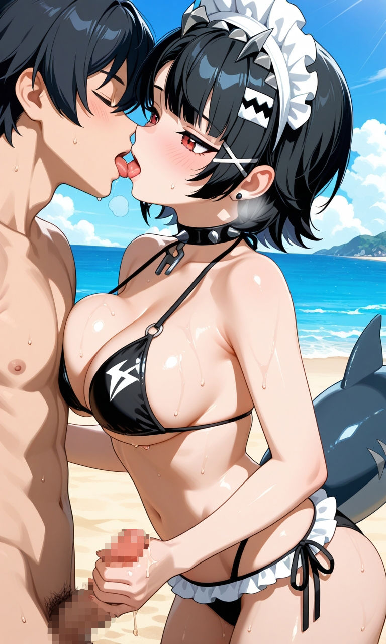 メイドビキニのエ◯ン・◯ョー - サンプル画像 3