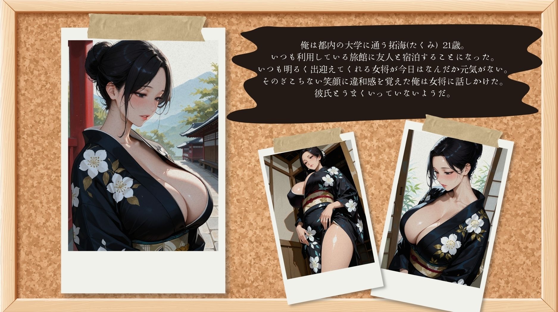 旅館の女将が落ち込んでいたので中出ししてあげた件 - サンプル画像 3