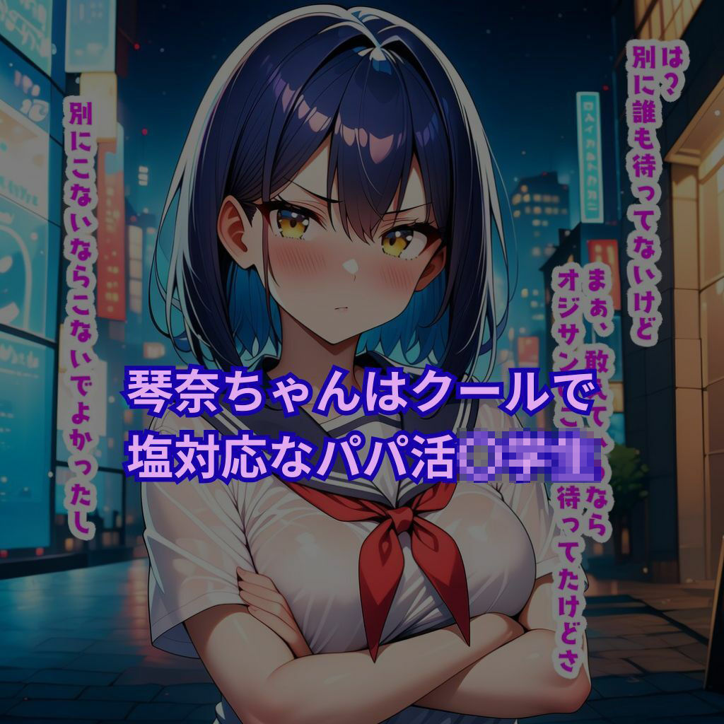 冴えないオジサンとクールなパパ活少女 - サンプル画像 2