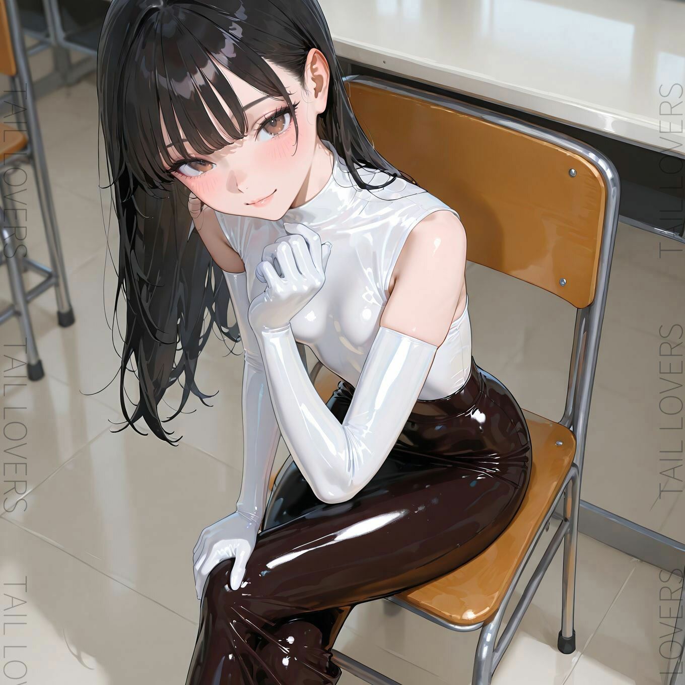 ラバー好きな美人教師と過ごす5日間【二日目】 - サンプル画像 4