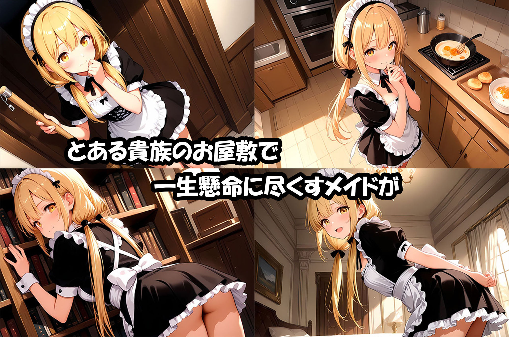 拾われメイドのシャーリー 坊ちゃまの求婚を断ったらデキ婚狙いで夜まで孕ませる勢いでエッチされちゃったお話 - サンプル画像 2