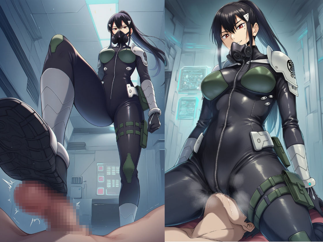 亜◯隊長風の女性にスーツ姿で踏みつけられて、手コキや足コキ、勝手にオナニーまで見せつけられたりもしたけどじっくり顔騎してくれたり普通に射精天国で・・・最後はアナルセックスさせてくれた〜画像集 - サンプル画像 1