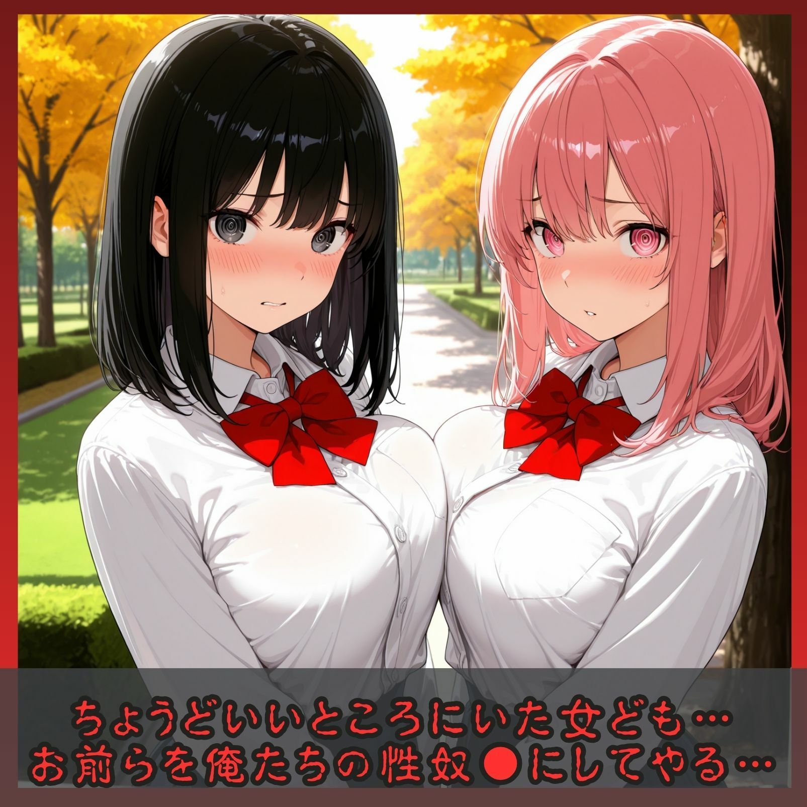 女子校生催●即堕ち〜爆乳乱交編〜 - サンプル画像 8