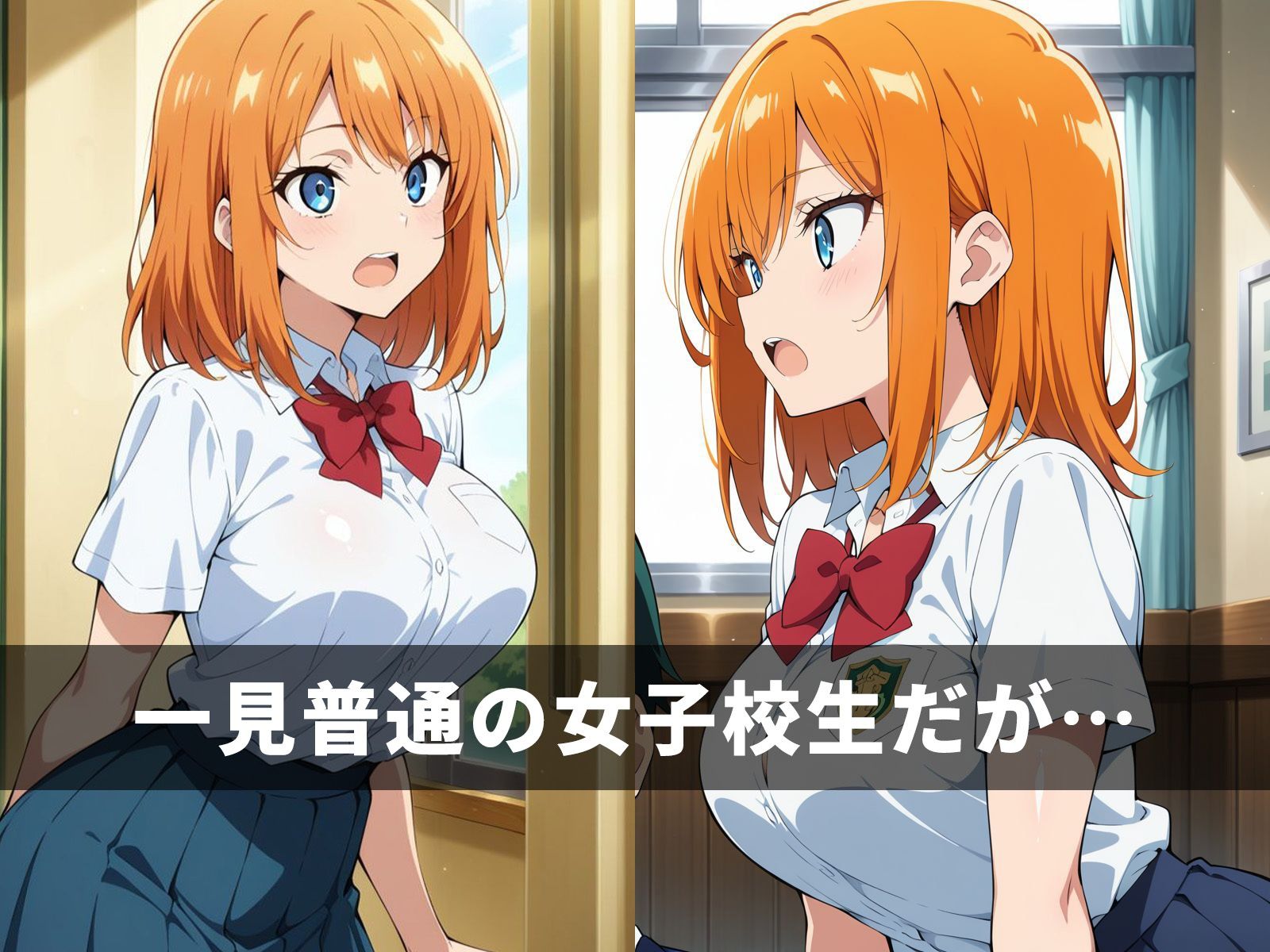 誰とでも生ハメOKヤリマン女子校生 - サンプル画像 1