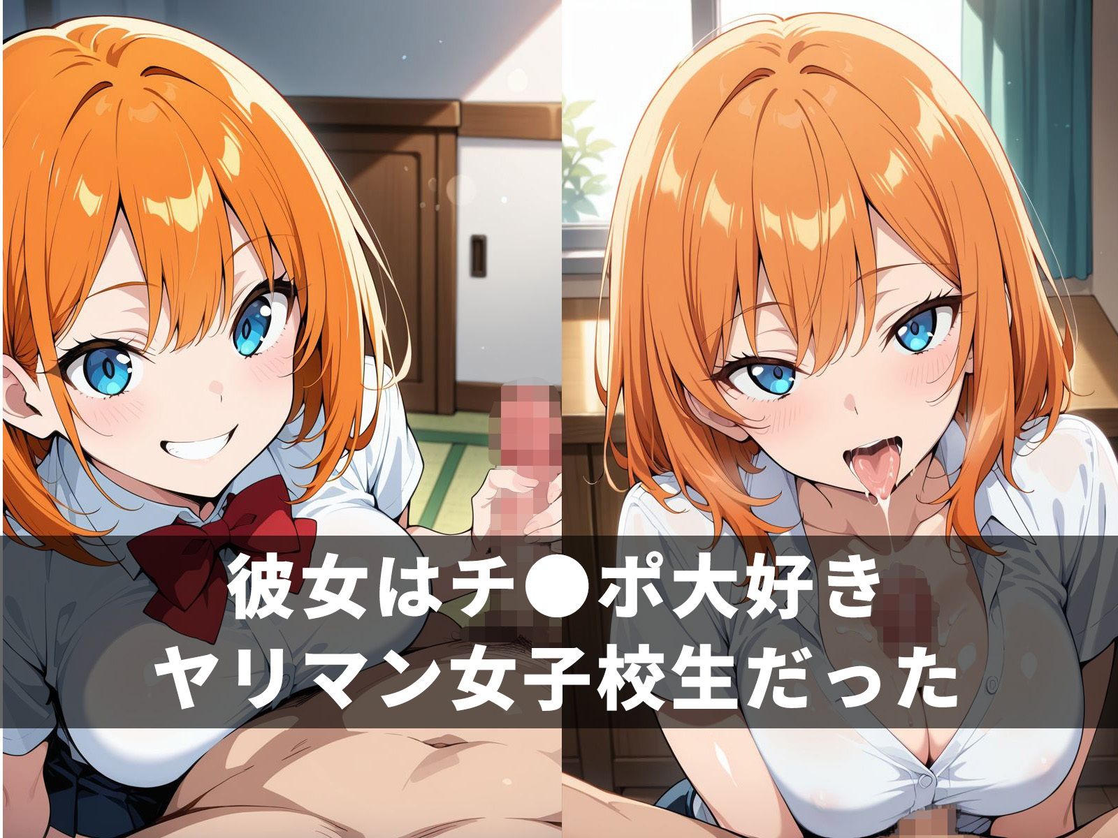 誰とでも生ハメOKヤリマン女子校生 - サンプル画像 2