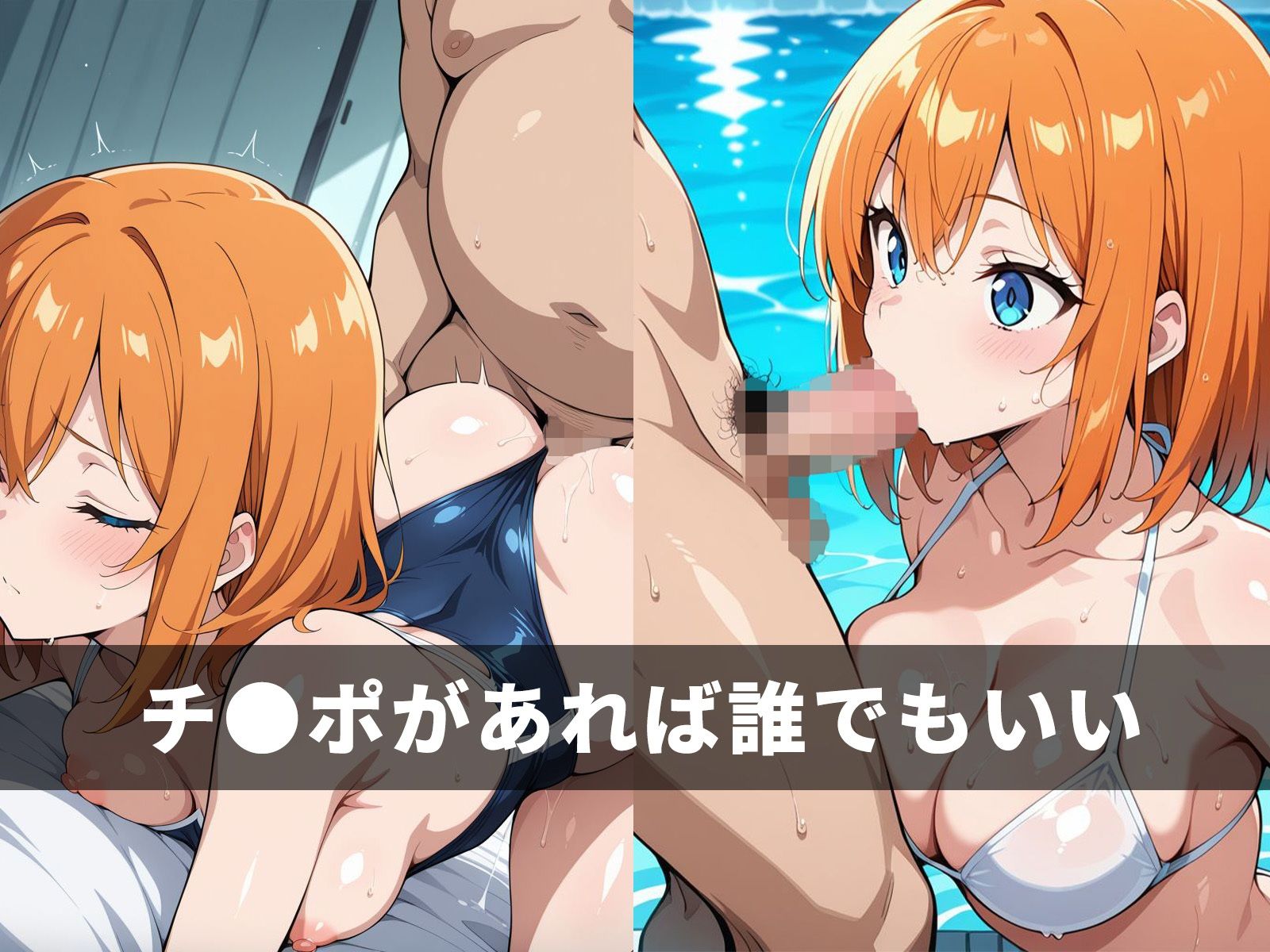 誰とでも生ハメOKヤリマン女子校生 - サンプル画像 4