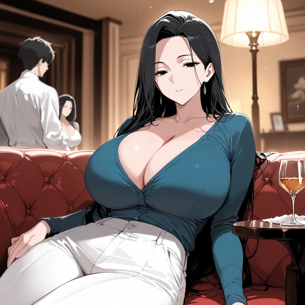 爆乳人妻は夫公認？NTR妻 - サンプル画像 1