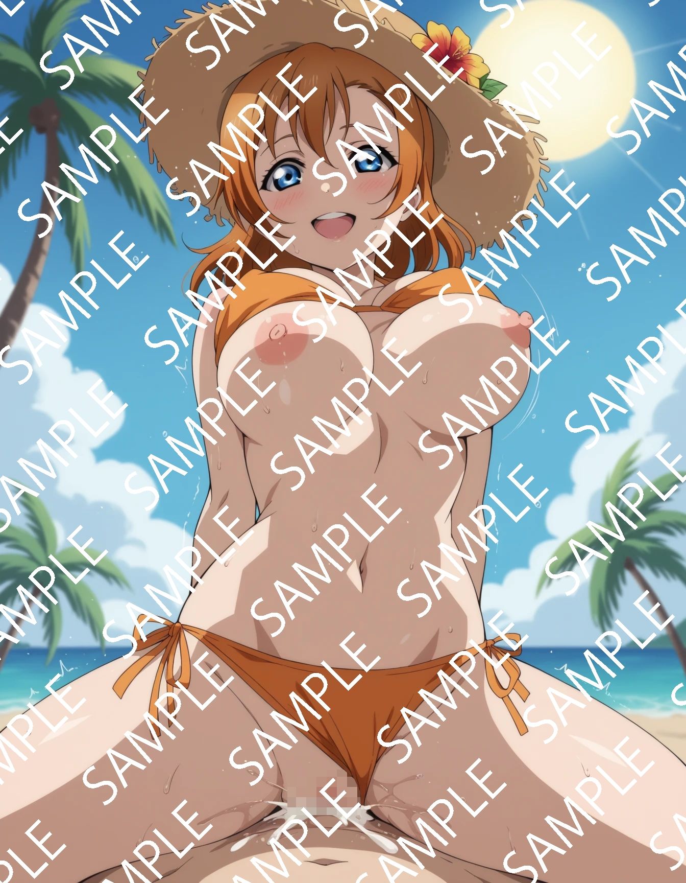 穂乃果コスプレ騎乗位集 - サンプル画像 2