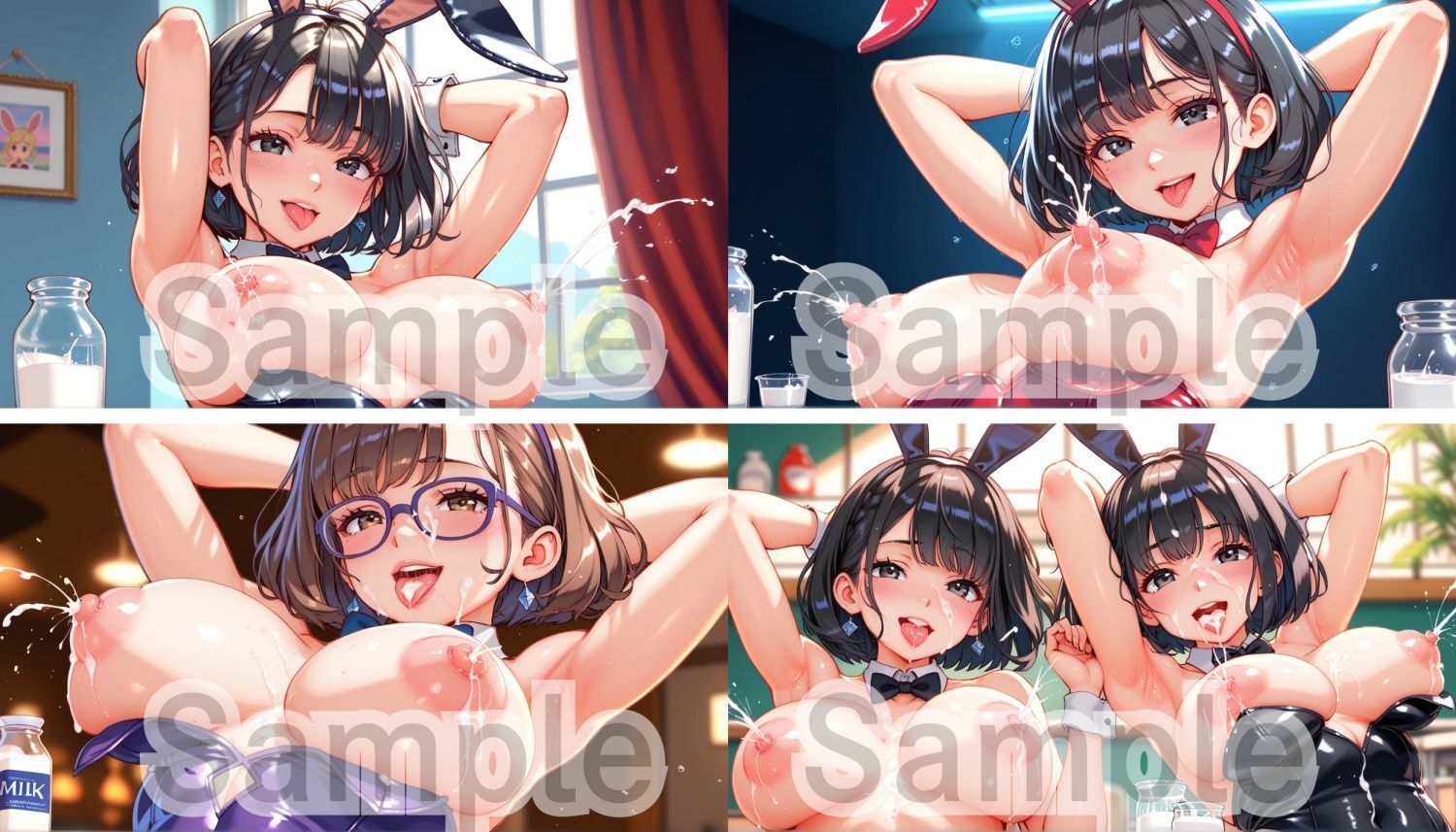 私立爆乳母乳学園 〜ハロウィン文化祭〜 - サンプル画像 2