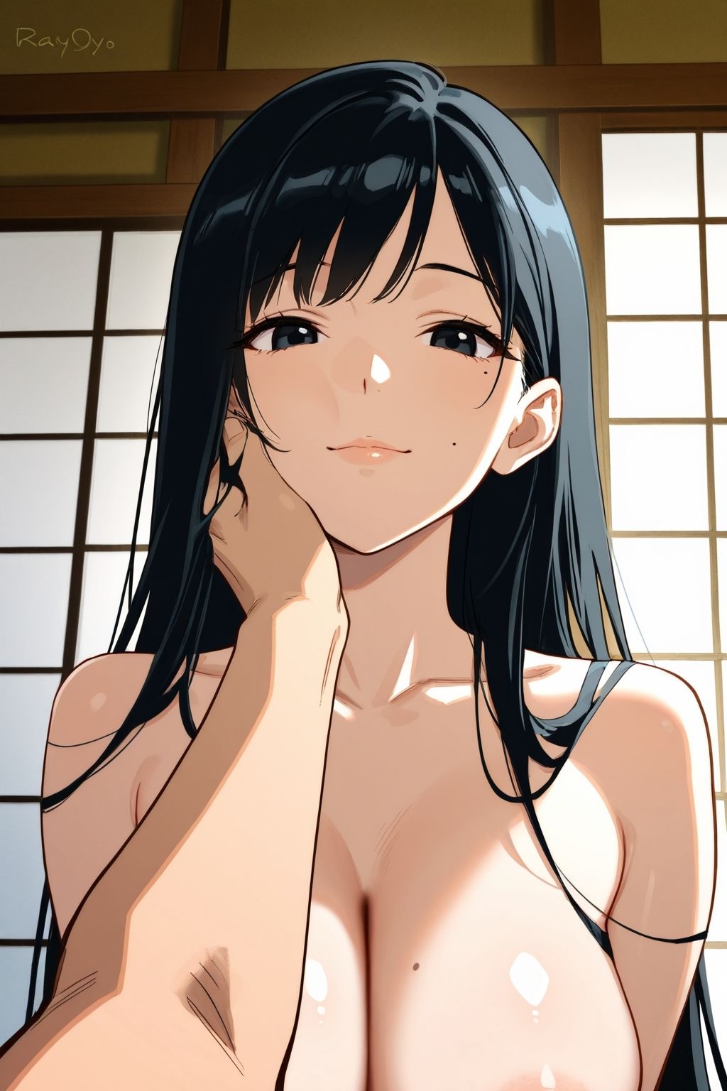 爆乳おねえさんは好きですか？黒髪ロングヘア美女を弄びたい【高画質213ページ】 - サンプル画像 3