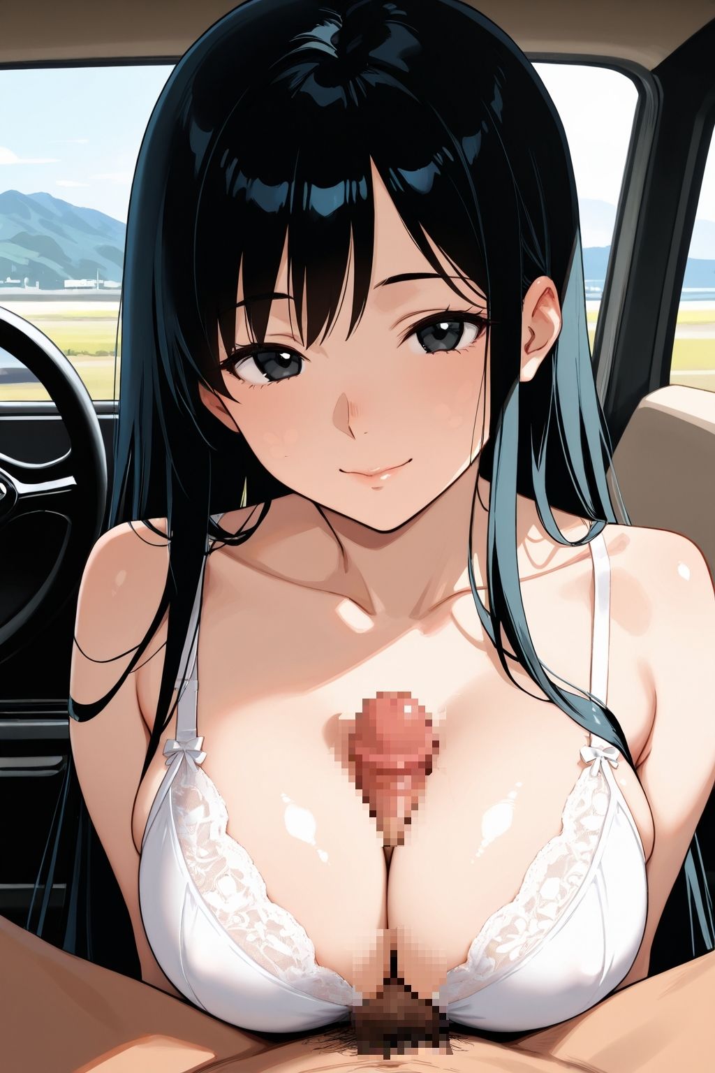 爆乳おねえさんは好きですか？黒髪ロングヘア美女を弄びたい【高画質213ページ】 - サンプル画像 5