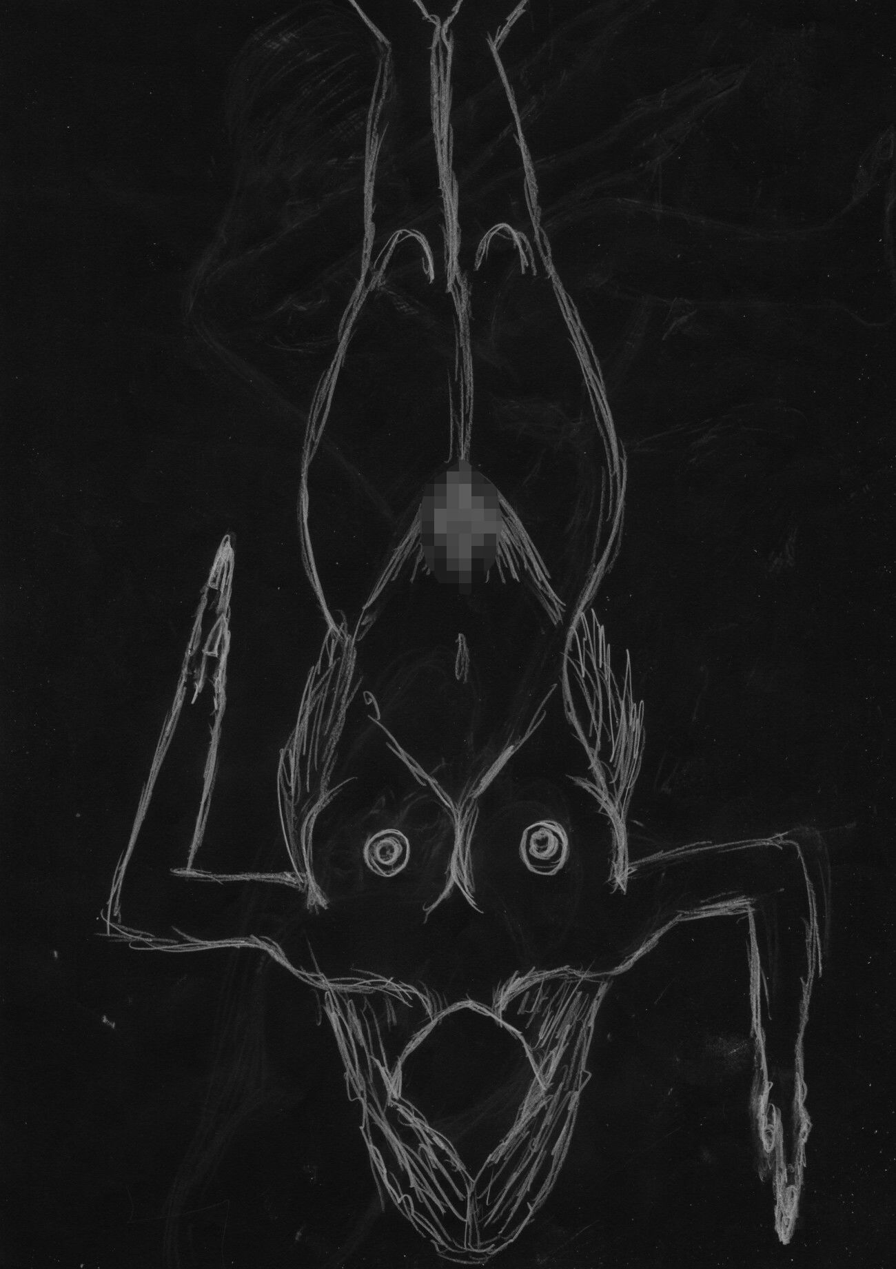 黒よりも黒いエロティックホラー黒戯絵集「マネキンポーズ2」 - サンプル画像 5