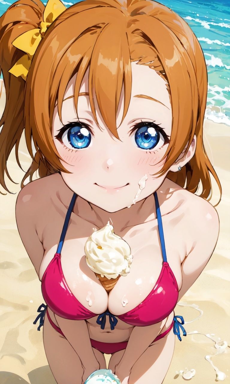 虹かけ誌   ラブライブ！  イラスト集27   高坂穂乃果  やっぱりドピュん？！ - サンプル画像 5