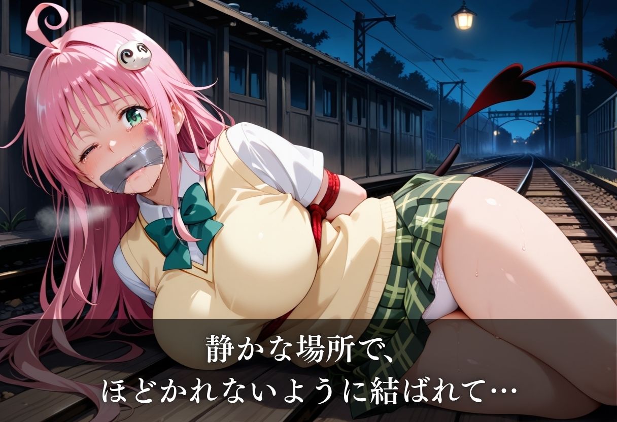 電車でやりたい放題！？〜ラ◯・サタリン・デビルーク〜 - サンプル画像 6