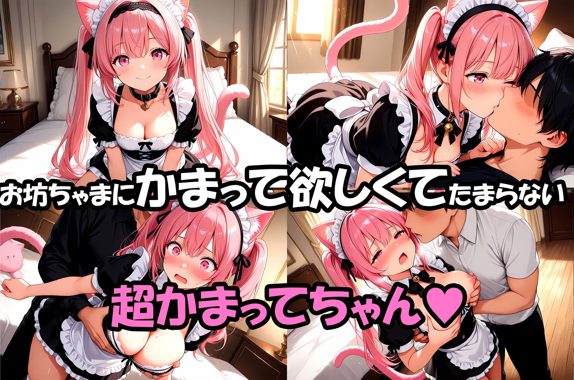 拾われネコミミメイドのニアかまって欲しくてついつい悪戯しちゃうメイドがたっぷりおしおきえっちされちゃうお話 - サンプル画像 3