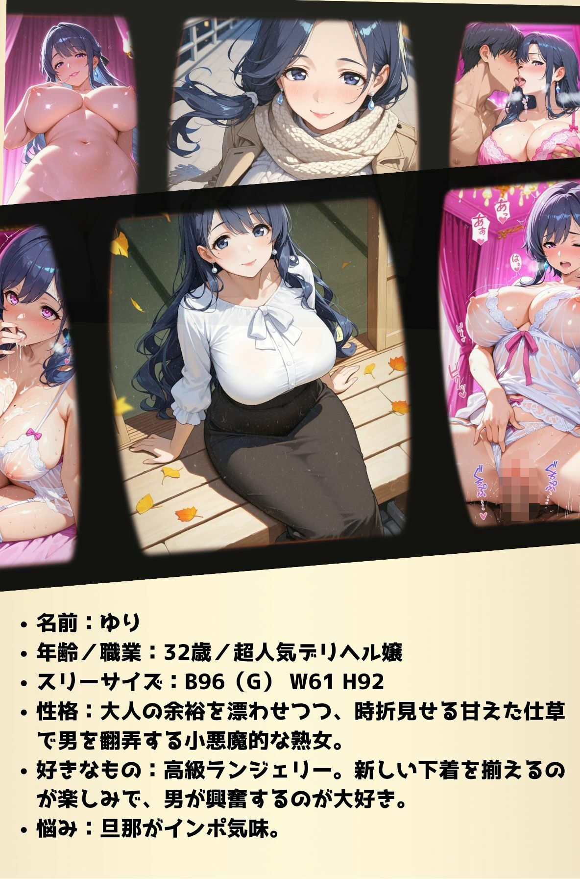 【大ボリューム500枚】超人気デリヘル嬢のゆりさんとの極上の180分 - サンプル画像 1