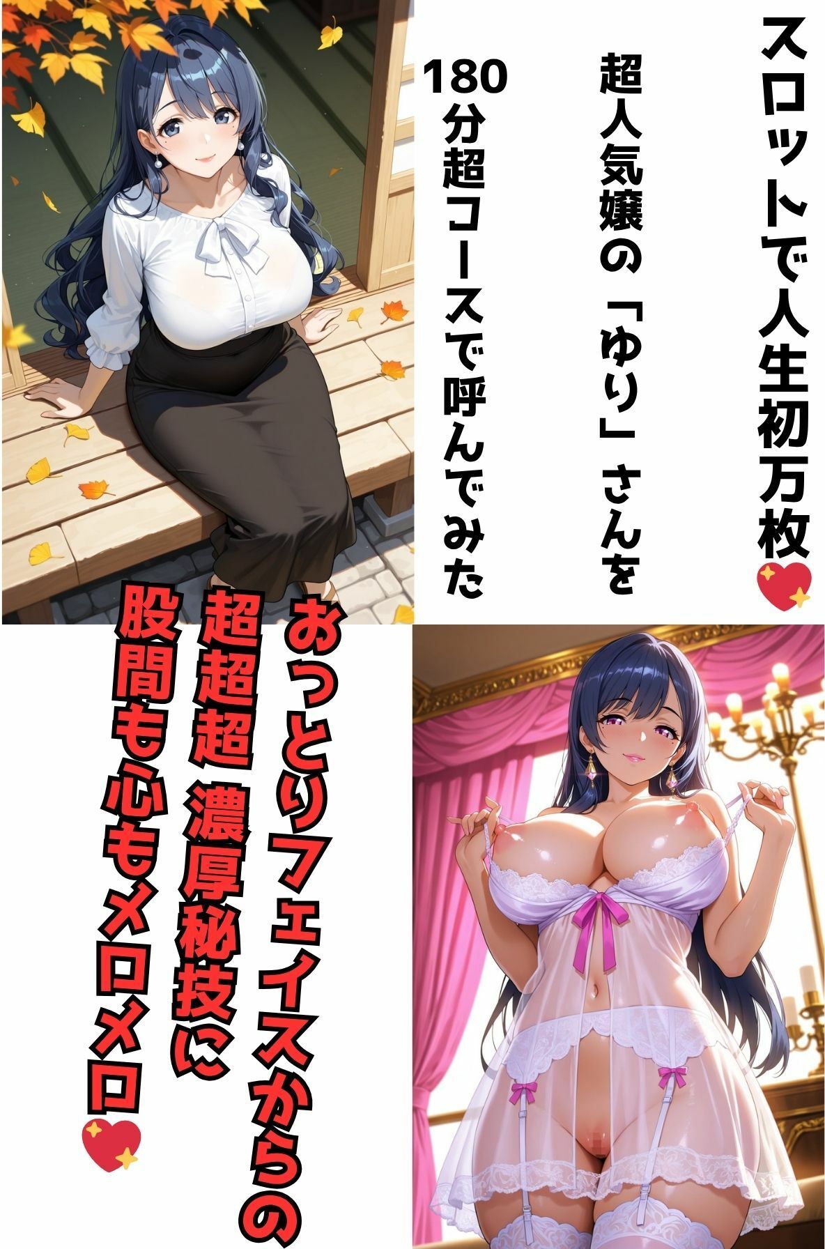 【大ボリューム500枚】超人気デリヘル嬢のゆりさんとの極上の180分 - サンプル画像 2