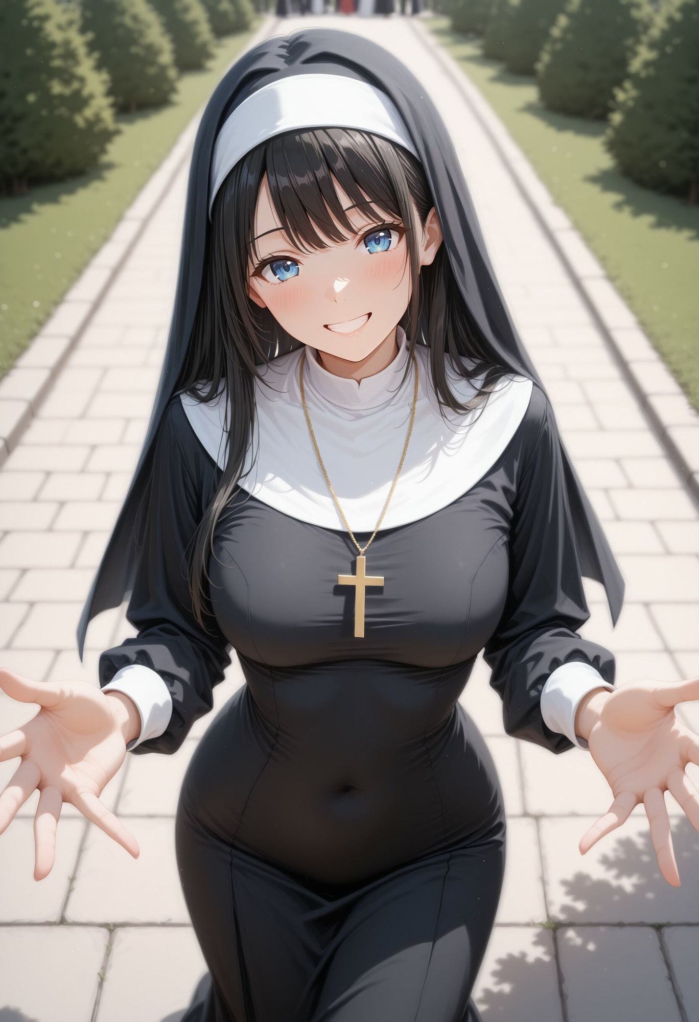 社会人コスプレイヤーの秘密ラブホ撮影会 シスター編 - サンプル画像 1