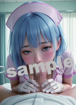 びっちナースの咥えて健康チェック - サンプル画像 4