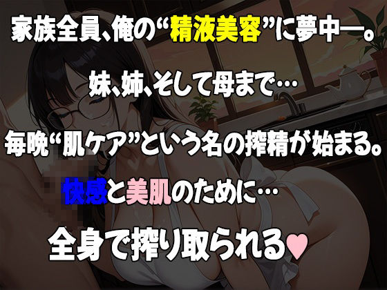 精液美容は家族でシェア！〜妹・姉・母、みんな俺に頼ってくる〜 - サンプル画像 1