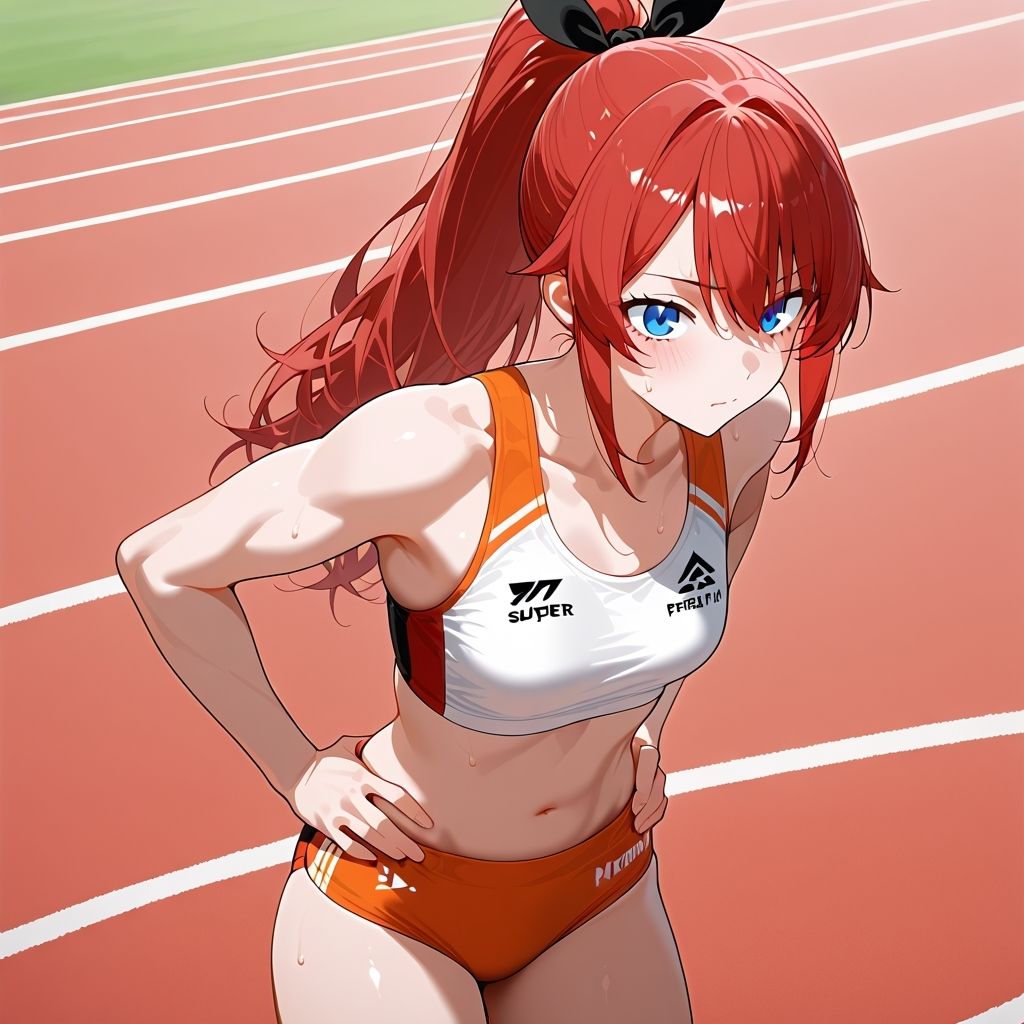 陸上女子調教記録 - サンプル画像 1