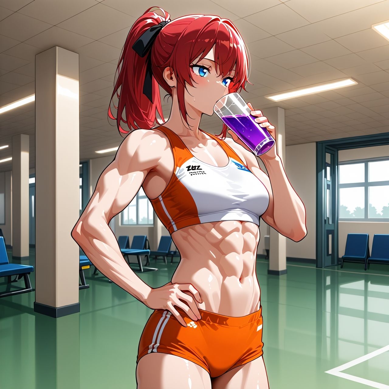 陸上女子調教記録 - サンプル画像 3