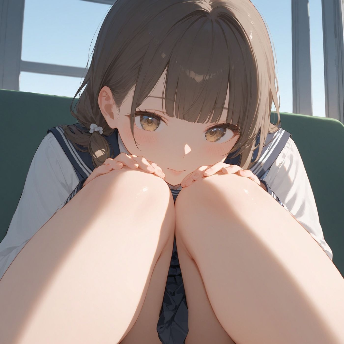 ビッチ用レ●プ車両！乗ったら終点まで乗り継ぎまくってください5【制服美少女の厳選CG376枚収録】 - サンプル画像 2