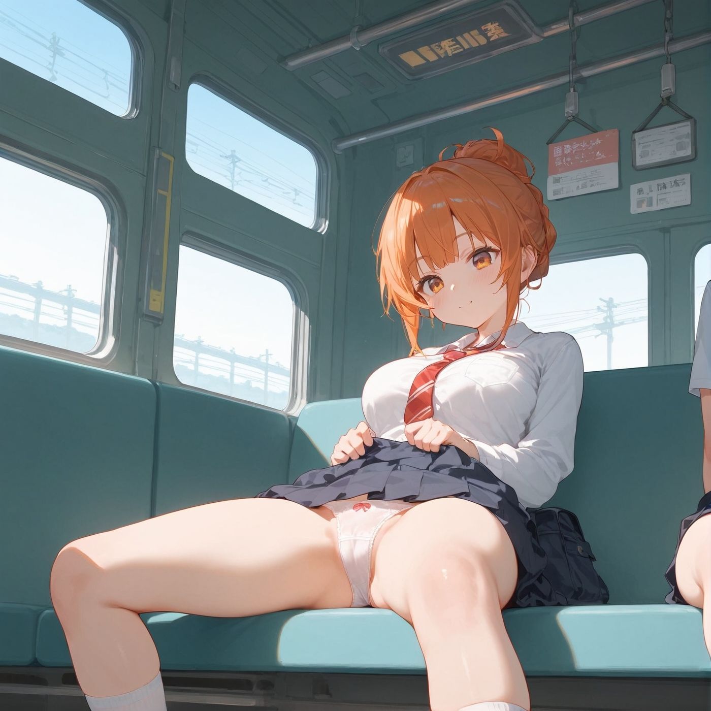 ビッチ用レ●プ車両！乗ったら終点まで乗り継ぎまくってください5【制服美少女の厳選CG376枚収録】 - サンプル画像 8