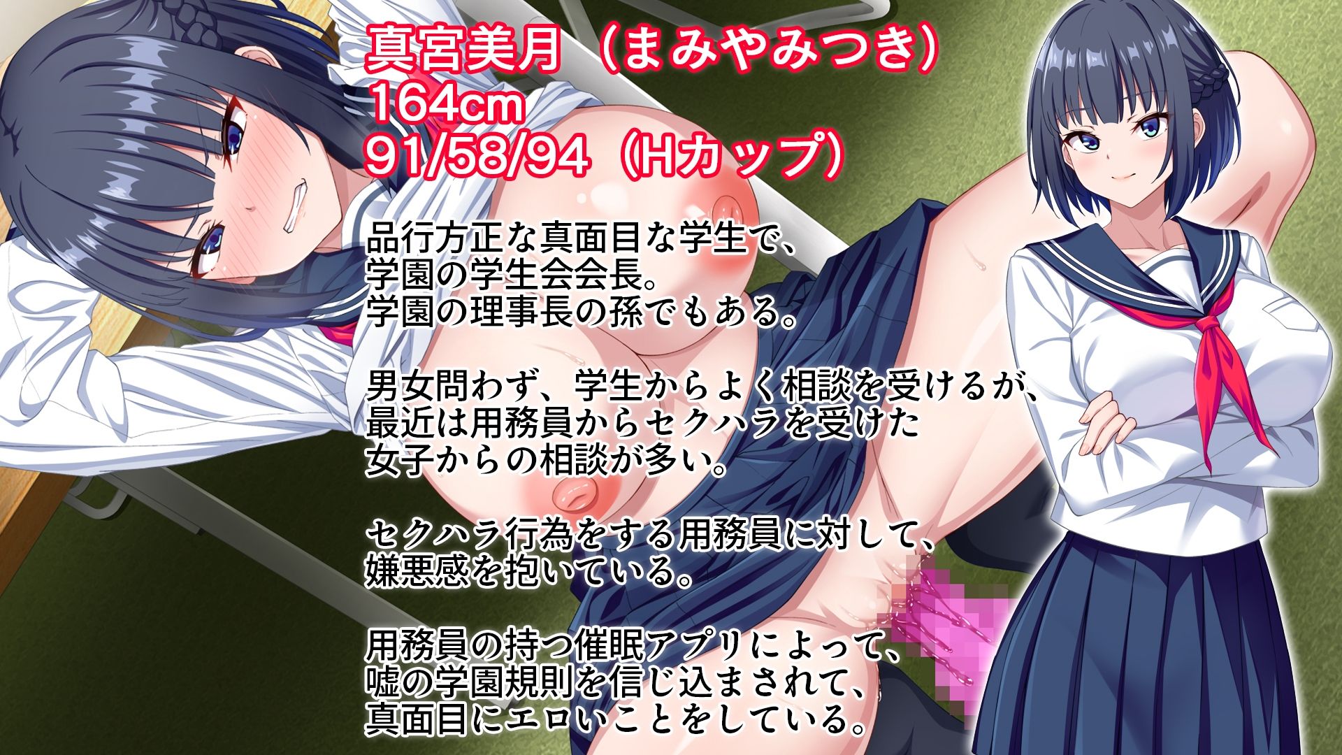 【CG集版】俺を嫌いな品行方正な会長様を、常識改変で卑猥な性処理メス豚に堕とす - サンプル画像 6