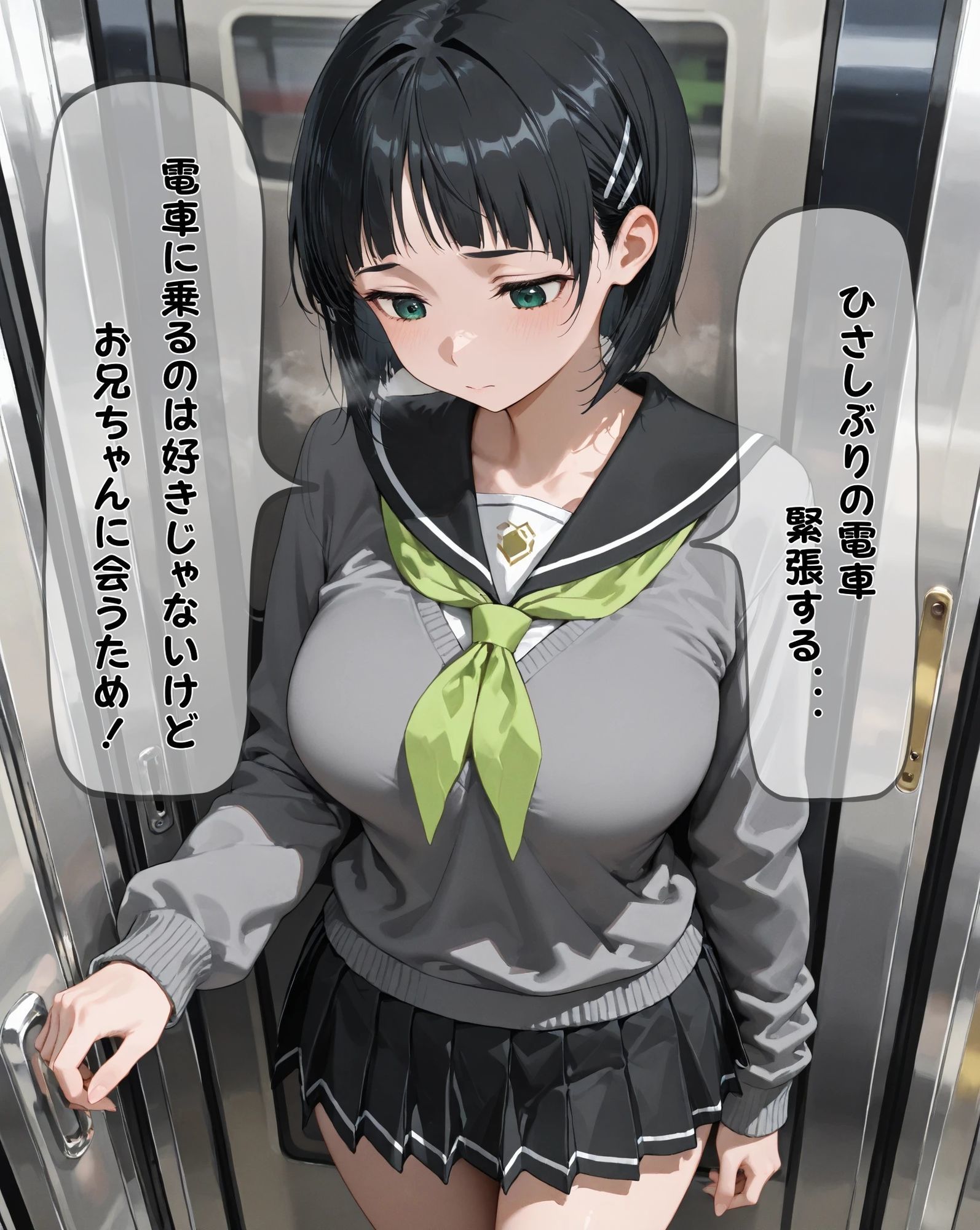 私が電車に乗りたくない理由… - サンプル画像 1