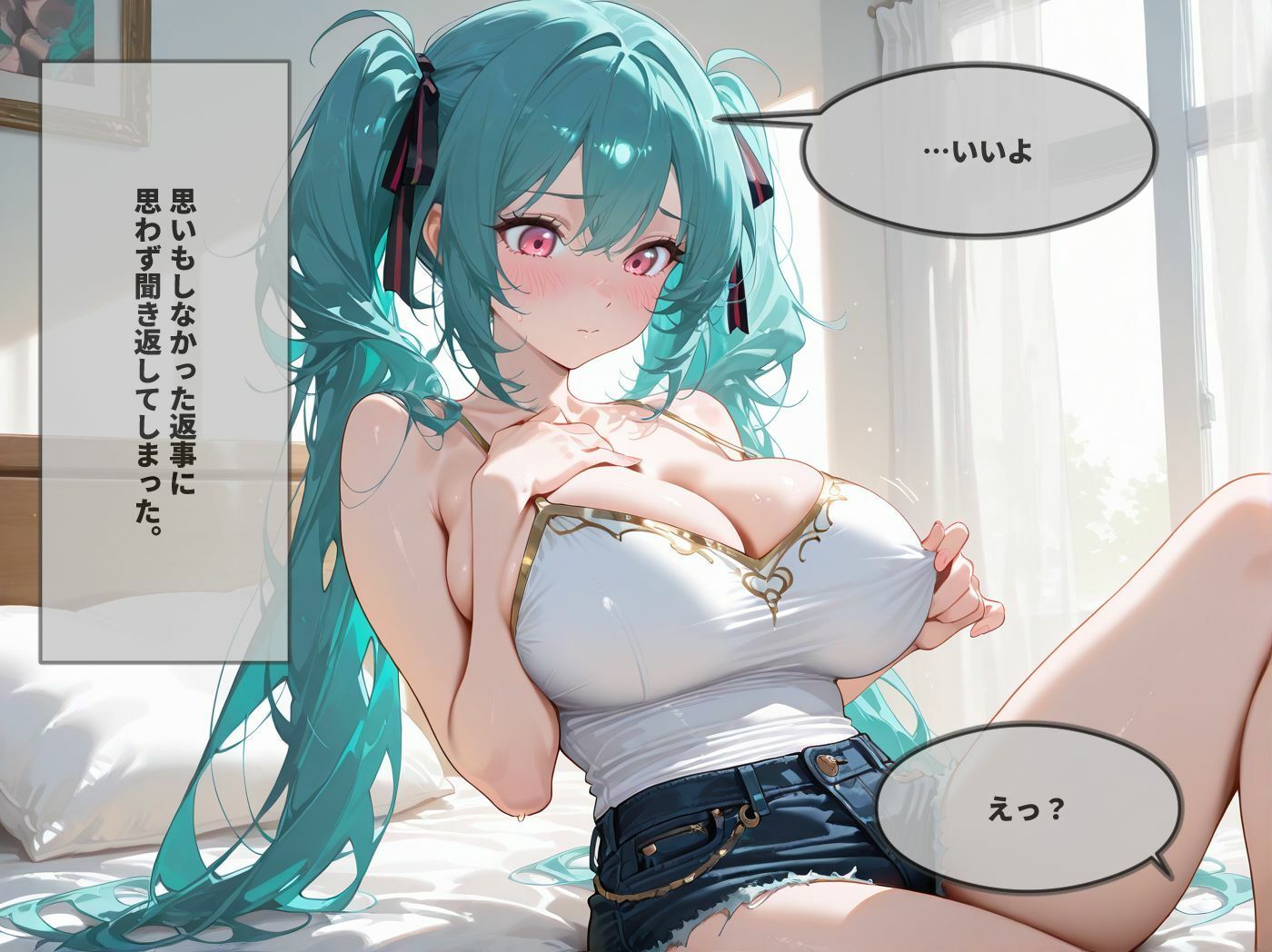 巨乳幼馴染と、試しにヤってみたら。 - サンプル画像 4