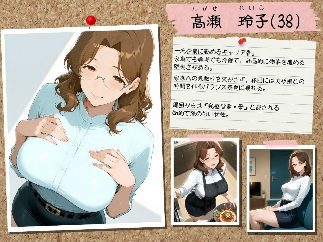 催●アプリで人妻を調教したら娘も巻き込んで親子丼になった話〜キャリア妻・玲子編〜 - サンプル画像 1