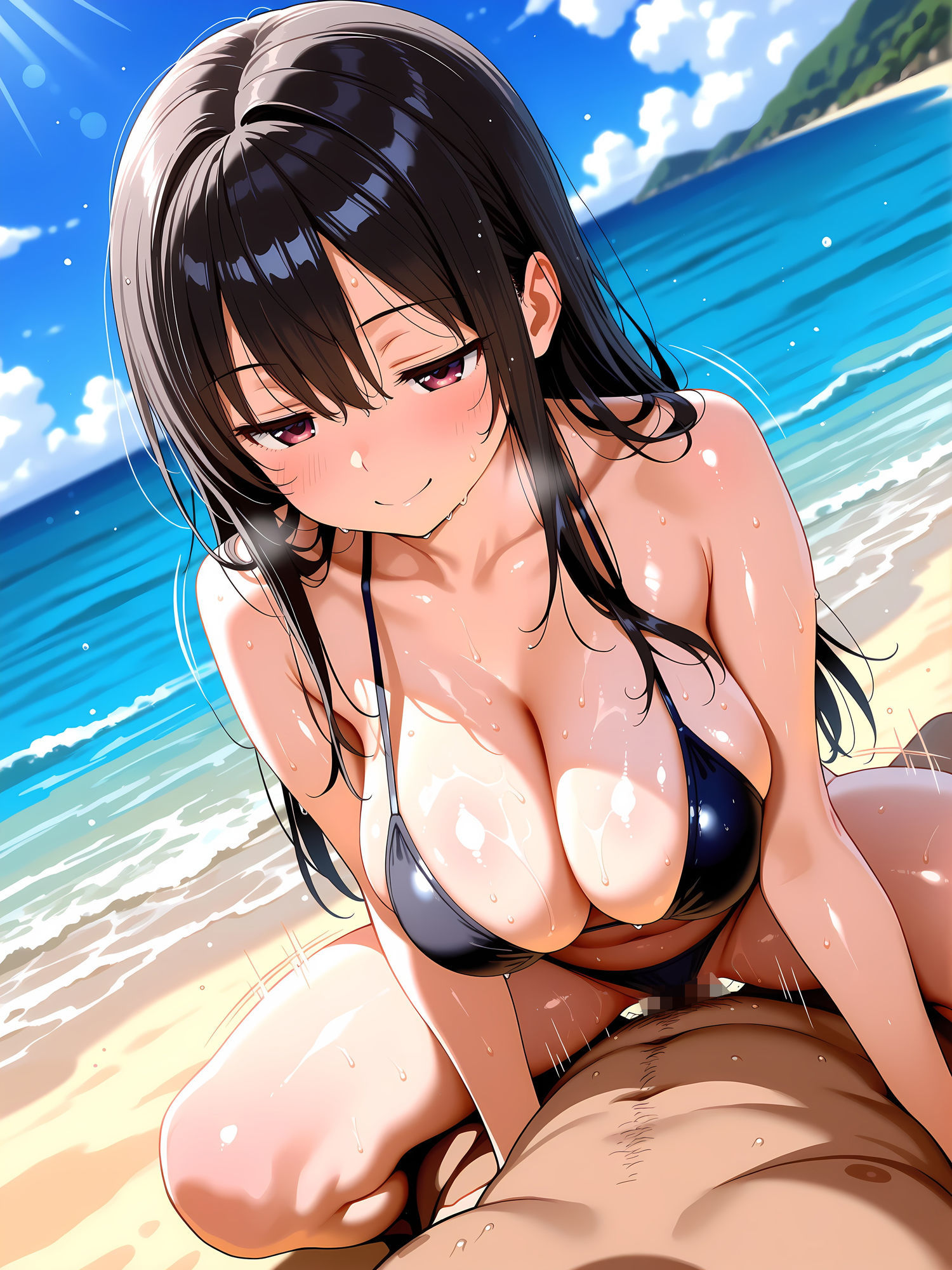 ジト目美少女と汗だくセックス！ - サンプル画像 7