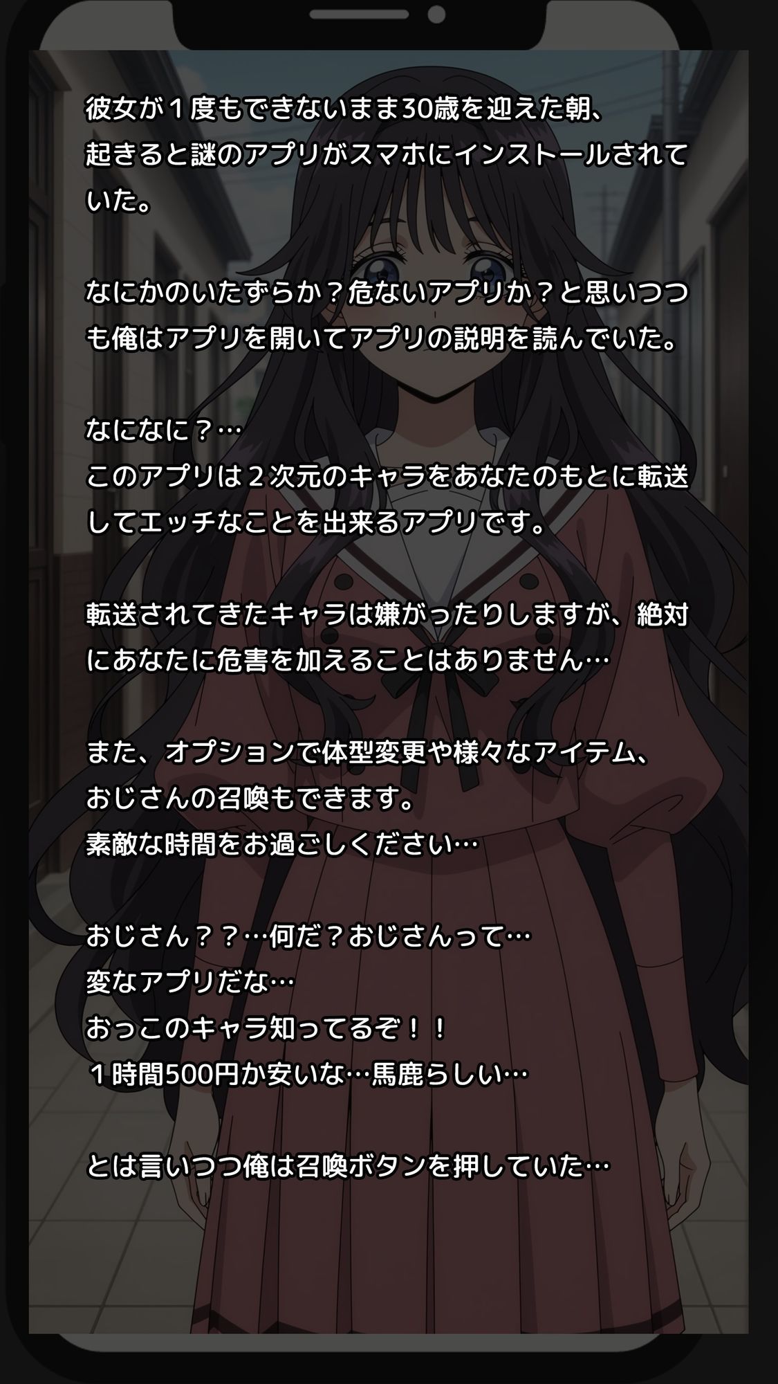 【一部セリフつき】Deliサモ☆ 美少女とおじさん強●召喚アプリ - スイーツ大好きJK編 - - サンプル画像 1