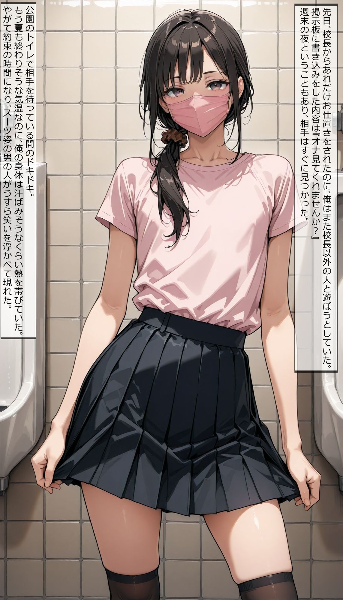 【女装】彩花の場合19 オナ見せ - サンプル画像 1