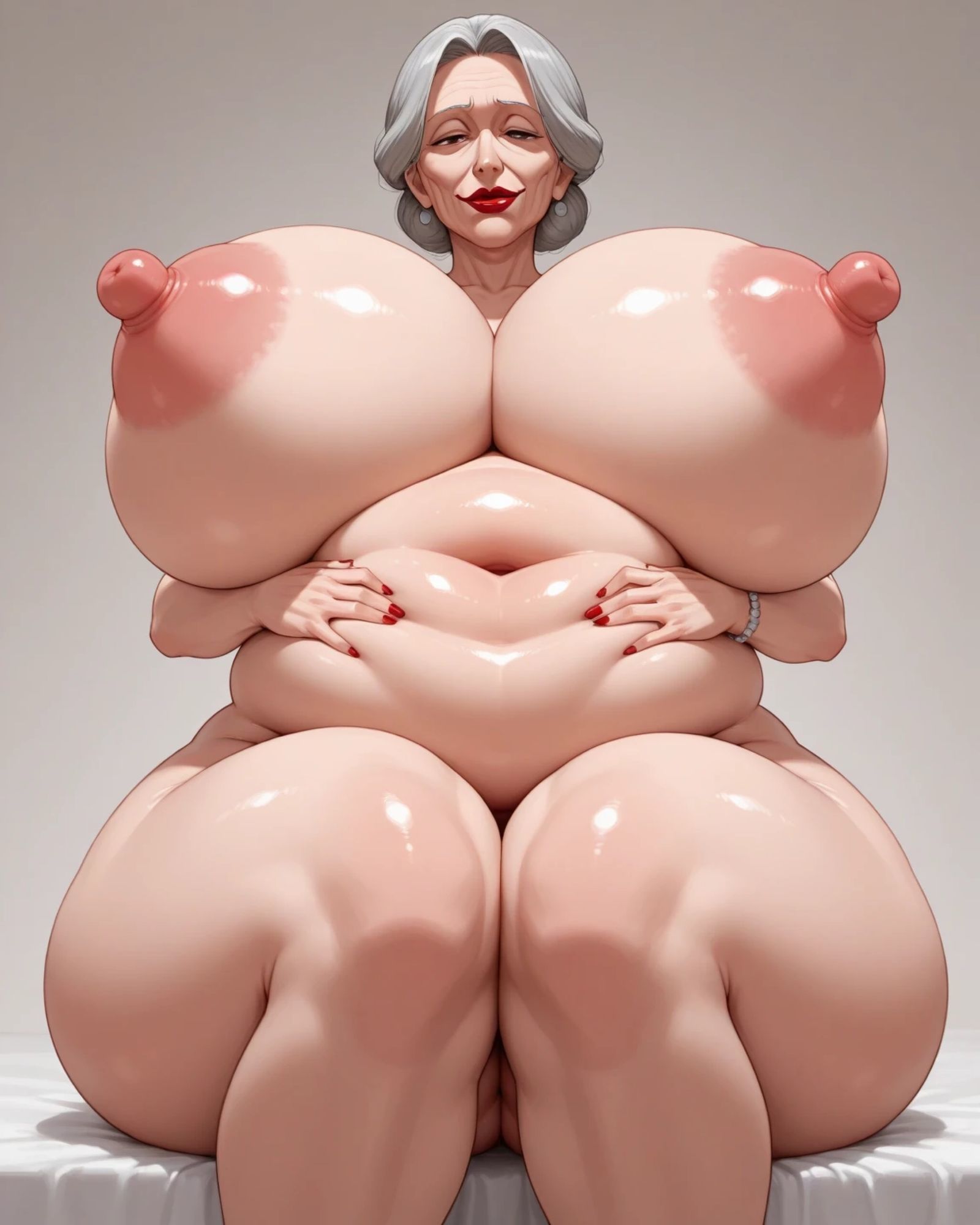 豊満お婆ちゃんのアレやコレ - サンプル画像 4