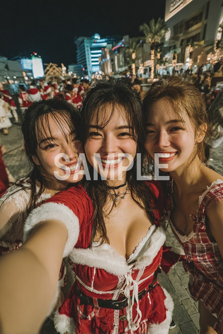 AI美女図鑑  2025  X’smas編 - サンプル画像 8