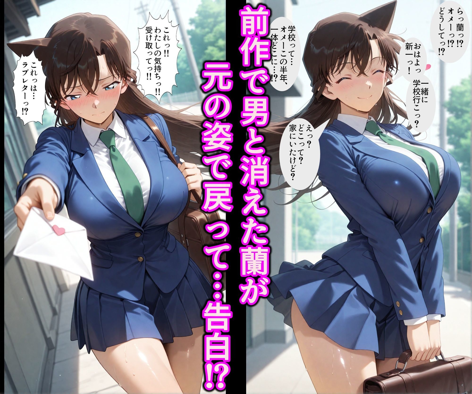 続・洗脳魔眼番外編！！戻ってきた調教済みの幼馴染 告られて受け入れた結果？やっぱりNTRかよっ！！ - サンプル画像 1