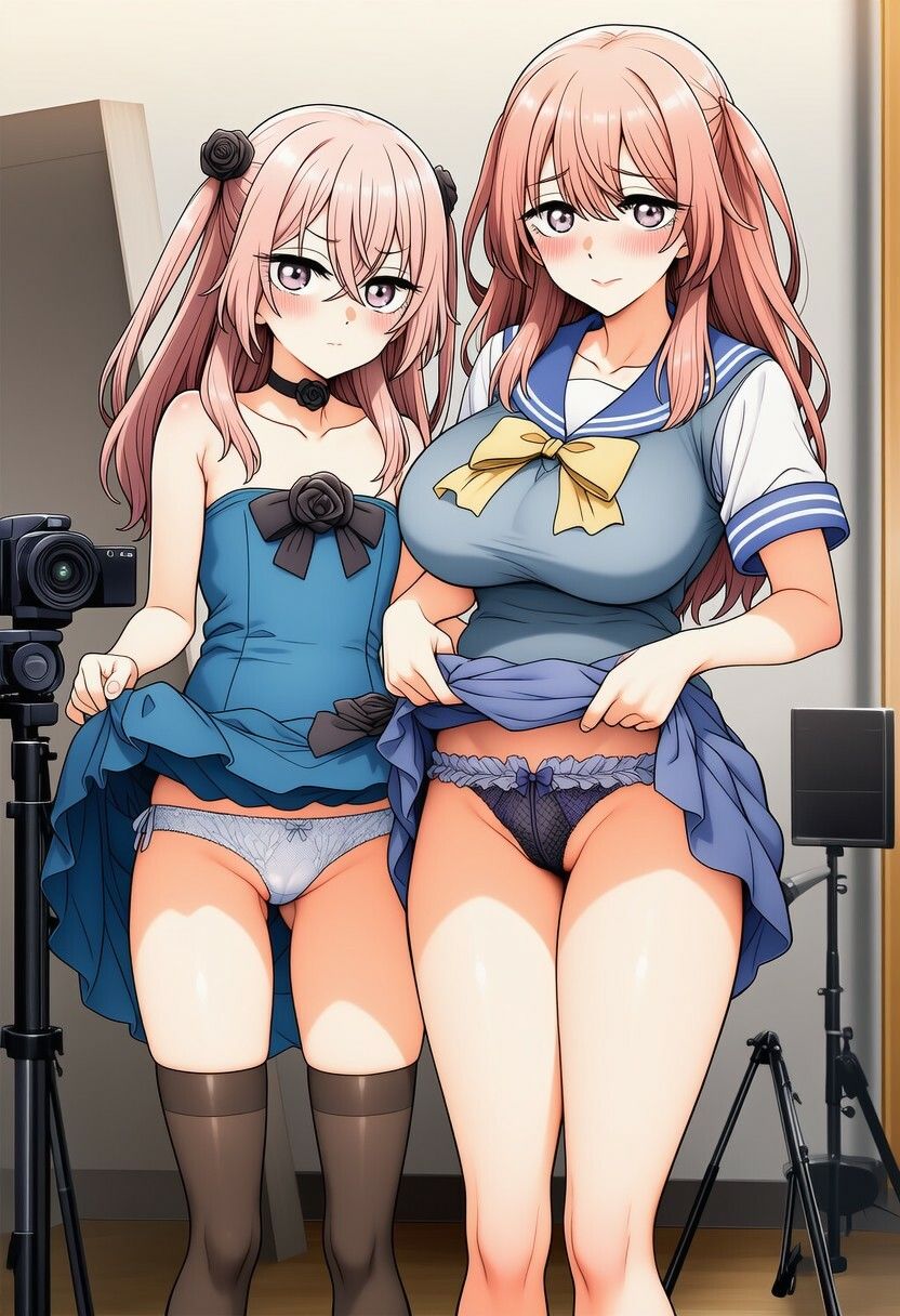 美少女姉妹の英知な撮影会 - サンプル画像 1