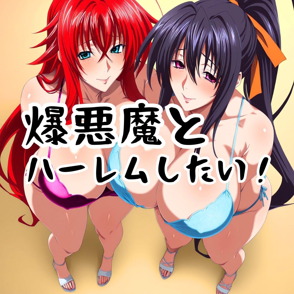 両手にハーレム デカパイ悪魔編 - サンプル画像 1